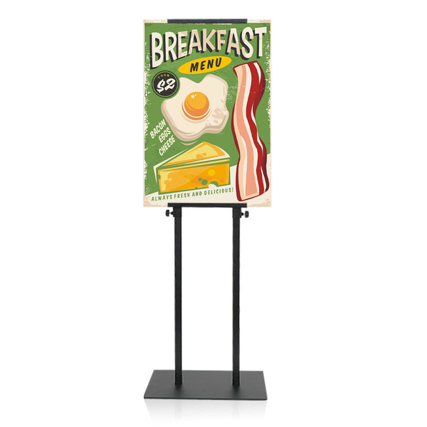 HOLDSIGN Poster Stands for Display, Poster Board Stand, Double-Sided Display Sign Stand, Adjustable Heavy Duty Floor Sign Holder Stand for Indoor Outdoor, Height up to 78" (1 Pack)