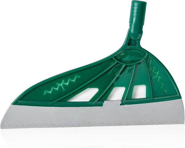 Broom Head for Cleaning Tools, 180° Rotatable Household Cleaning Tool, Independently Packaged for Cleaning Floor, House Window, Bathroom Glass, Ceramic Tile, Wooden Board, Car Window, etc(Green)